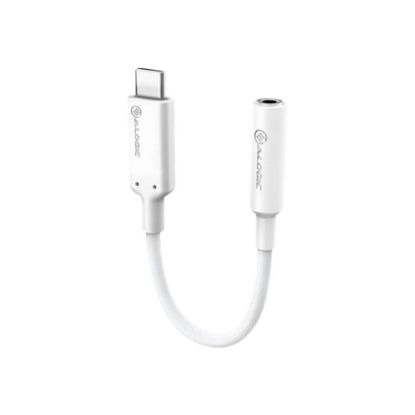 Picture of ALOGIC Elements PRO 10cm USB-C to 3.5mm Audio Adapter, 3.94in, White