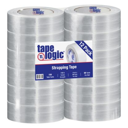 Picture of Tape Logic 1300 Strapping Tape, 2in x 60 Yd., Clear, Case Of 12