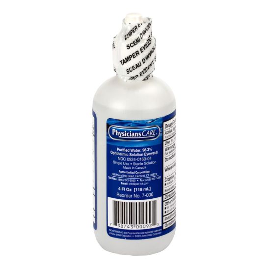 Picture of PhysiciansCare Eyewash Solution, 4 Oz, Clear