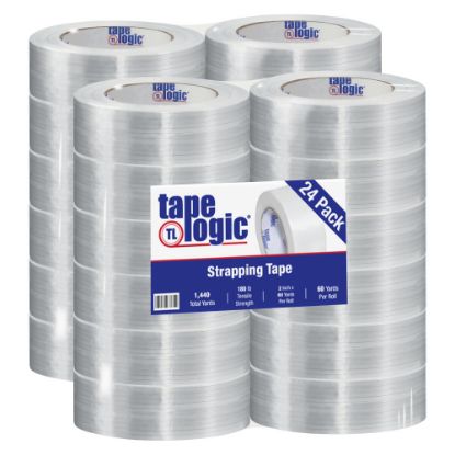 Picture of Tape Logic 1400 Strapping Tape, 2in x 60 Yd., Clear, Case Of 24