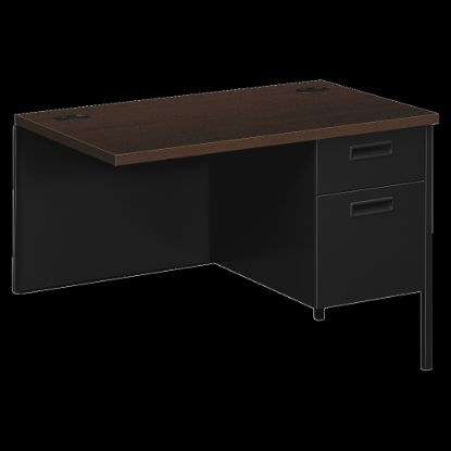 Picture of HON Metro Classic 42inW Right Desk Return, Mocha/Black