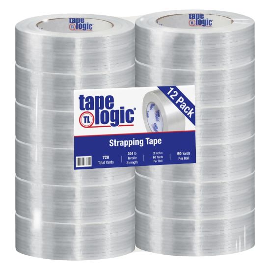 Picture of Tape Logic 1500 Strapping Tape, 2in x 60 Yd., Clear, Case Of 12