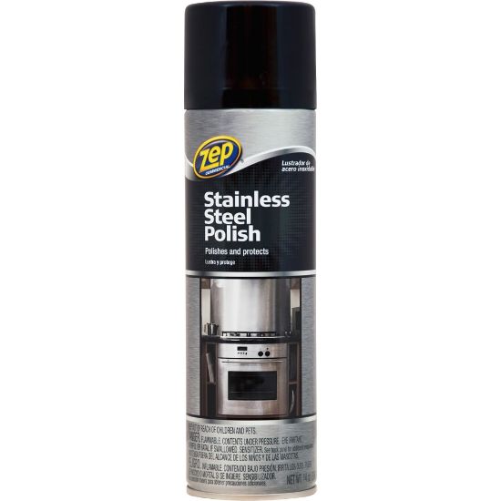 Picture of Zep Stainless Steel Polish, 14 Oz Bottle