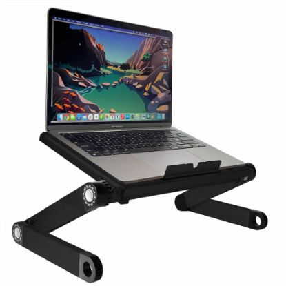 Picture of WorkEZ Lightweight Adjustable Aluminum Laptop Stand, Light Black