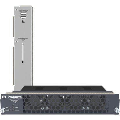 Picture of HPE X711 Front (Port Side) to Back (Power Side) Airflow High Volume Fan Tray - Front to Back Air Discharge Pattern