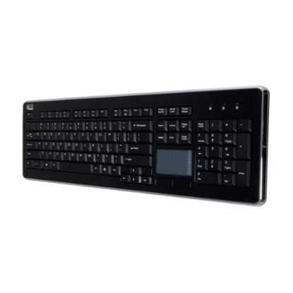 Picture of Adesso SlimTouch  USB Keyboard, 1inH x 18-1/4inW x 6-1/2inD, Chrome, AKB-440UB