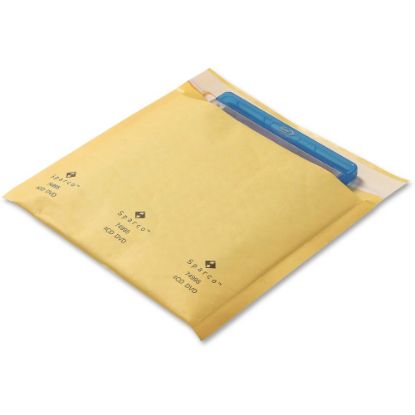 Picture of Sparco CD/DVD Cushioned Mailers - Multipurpose - 7 1/4in Width x 8in Length - Self-sealing - Kraft - 25 / Pack - Gold