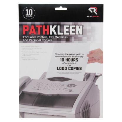 Picture of Advantus Pathkleen Laser Printer Cleaning Sheets, Pack Of 10