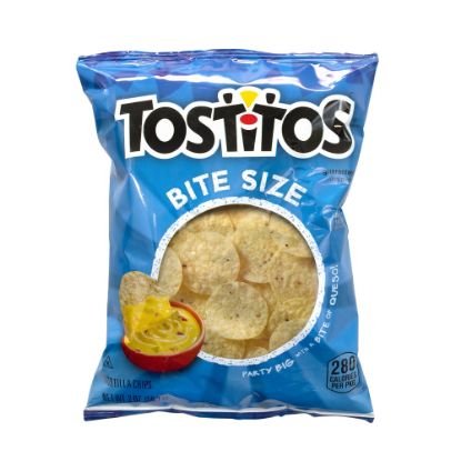 Picture of Tostitos Bite-Size Tortilla Chips, 2 Oz, Pack Of 64 Bags