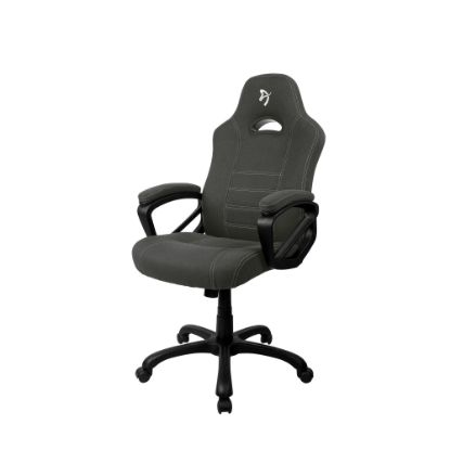 Picture of Arozzi Enzo Ergonomic Fabric High-Back Gaming Chair, Light Gray/Black