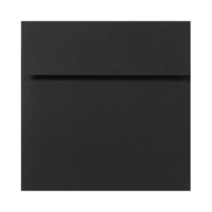 Picture of LUX Square Envelopes #5, Peel & Press Closure, Midnight Black, Pack Of 50