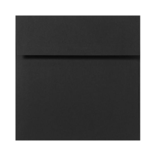 Picture of LUX Square Envelopes #5, Peel & Press Closure, Midnight Black, Pack Of 50