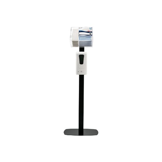 Picture of CTA Premium Thin Profile Sanitizing Station - Hand sanitizer/soap dispenser stand - steel, acrylic - black