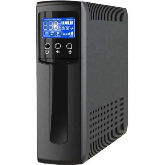 Picture of V7 UPS 1500VA Tower - Tower - 8 Hour Recharge - 3 Minute Stand-by - 120 V AC Input - 10