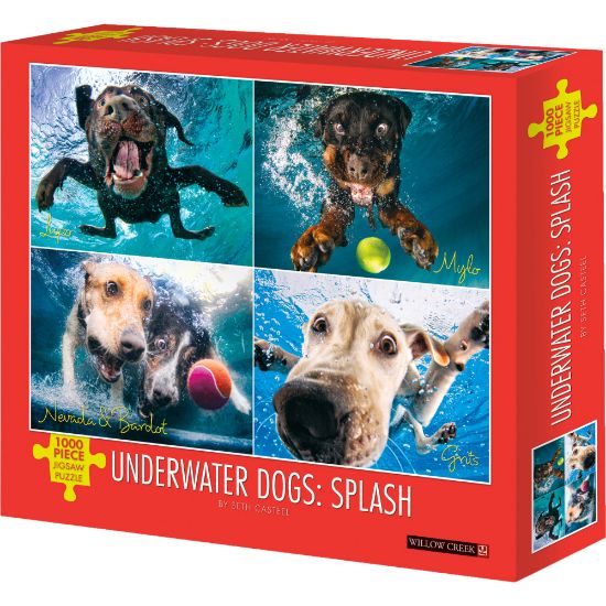 Picture of Willow Creek Press 1,000-Piece Puzzle, Underwater Dogs: Splash