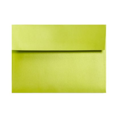 Picture of LUX Invitation Envelopes, #4 Bar (A1), Gummed Seal, Glowing Green, Pack Of 500