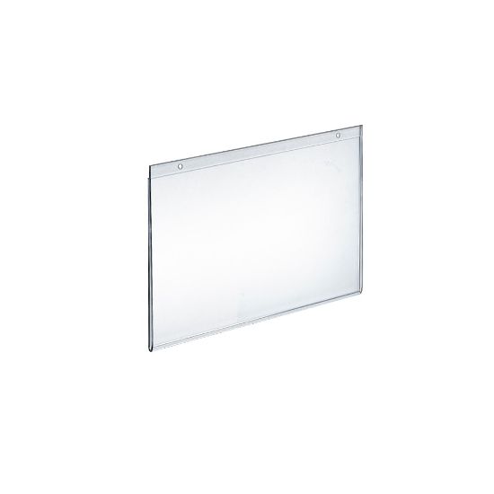 Picture of Azar Displays Wall-Mount U-Frame Acrylic Sign Holders, 8in x 10in, Clear, Pack Of 10