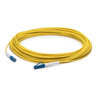 Picture of AddOn 1m LC OS1 Yellow Patch Cable - Patch cable - LC/APC single-mode (M) to LC/APC single-mode (M) - 1 m - fiber optic - simplex - 9 / 125 micron - OS1 - halogen-free - yellow