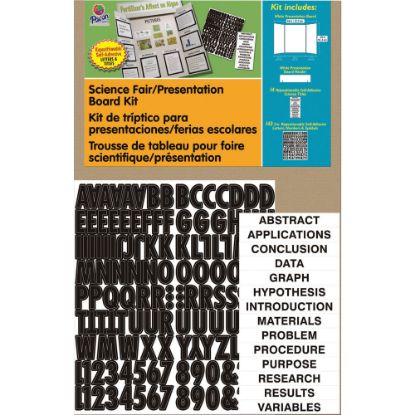 Picture of Pacon Science Fair Presentation Board - Science Project - 48in x 36in - 1 Kit - White