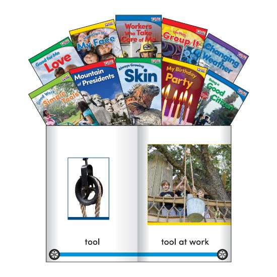 Picture of Teacher Created Materials TIME FOR KIDS Nonfiction Book Set, Set 3, Set Of 10 Books, Kindergarten