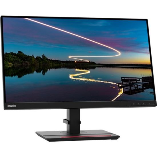 Picture of Lenovo ThinkVision T24m-20 24in Class Webcam Full HD LCD Monitor - 16:9 - Raven Black - 23.8in Viewable - In-plane Switching (IPS) Technology - WLED Backlight - 1920 x 1080 - 16.7 Million Colors - 250 Nit - 4 ms - HDMI - DisplayPort - USB Hub