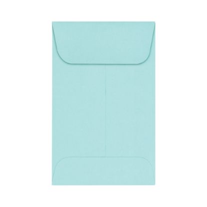 Picture of LUX Coin Envelopes, #1, Gummed Seal, Seafoam, Pack Of 1,000