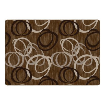 Picture of Flagship Carpets Duo Rectangular Rug, 8-1/3ft x 12ft, Chocolate