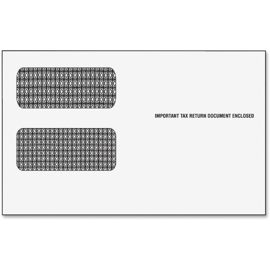 Picture of TOPS Double-Window Tax Form Envelopes, Pack Of 24