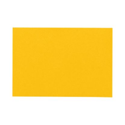 Picture of LUX Flat Cards, A1, 3 1/2in x 4 7/8in, Sunflower Yellow, Pack Of 500