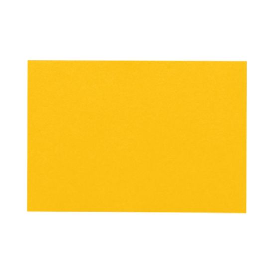 Picture of LUX Flat Cards, A1, 3 1/2in x 4 7/8in, Sunflower Yellow, Pack Of 500