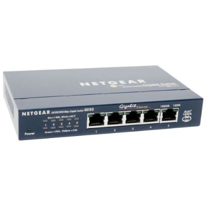 Picture of NETGEAR 5-Port Unmanaged Switch, GS105