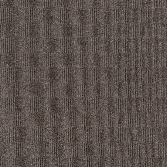 Picture of Foss Floors Crochet Peel & Stick Carpet Tiles, 24in x 24in, Espresso, Set Of 15 Tiles