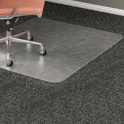 Picture of Lorell Medium Pile Studded Chair Mat, 46in x 60in