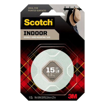 Picture of Scotch Foam Mounting Tape, 1in x 50in, White