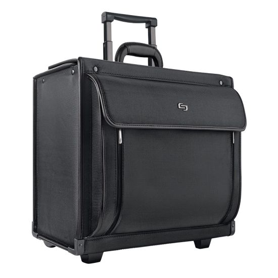 Picture of Solo New York Herald Rolling Catalog Case For 16in Laptops, Black