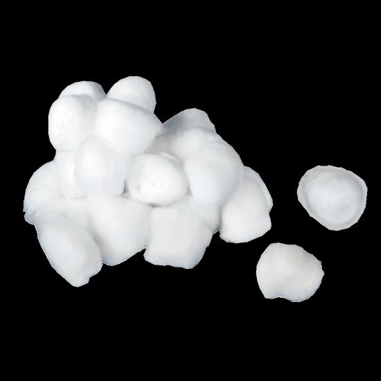 Picture of Medline Cotton Balls, Nonsterile, Large, White, Box Of 1,000