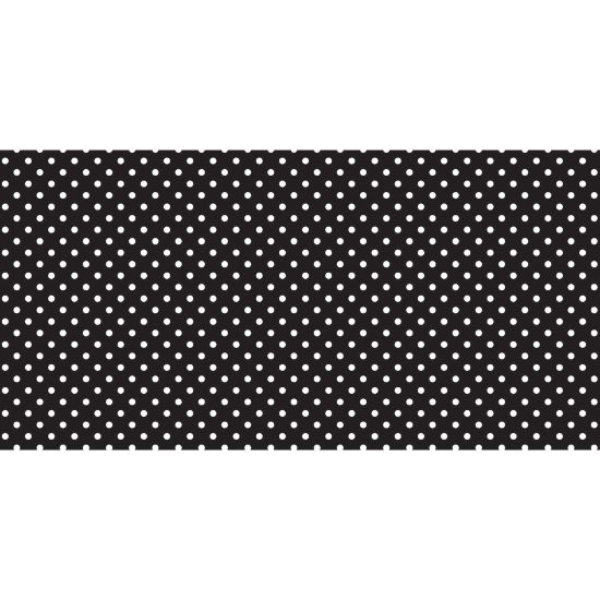 Picture of Pacon Fadeless Bulletin Board Art Paper, Classic Dots-Black & White, 48in x 50ft