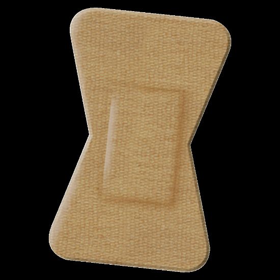 Picture of Medline Comfort Cloth Woven Fingertip Bandages, 2in x 1 1/2in, Neutral, Box Of 100