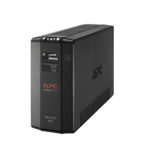 Picture of APC Back-UPS Pro BX Compact Tower Uninterruptible Power Supply, 8 Outlets, 850VA/510 Watts, BX850M