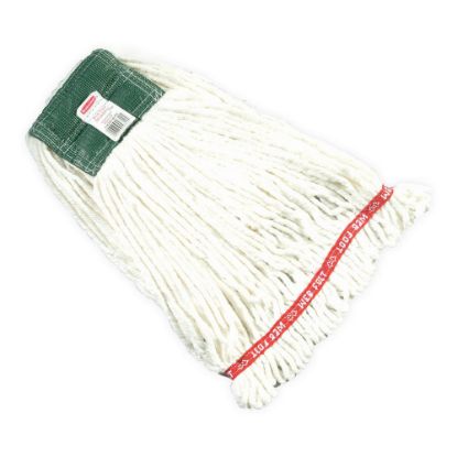 Picture of Rubbermaid Premium Web Foot Shrinkless Wet Mop, Medium 5in Headband, White