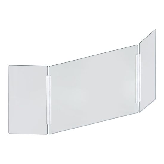 Picture of Azar Displays Cashier Shield, 53-1/2in x 23-1/2in, Clear