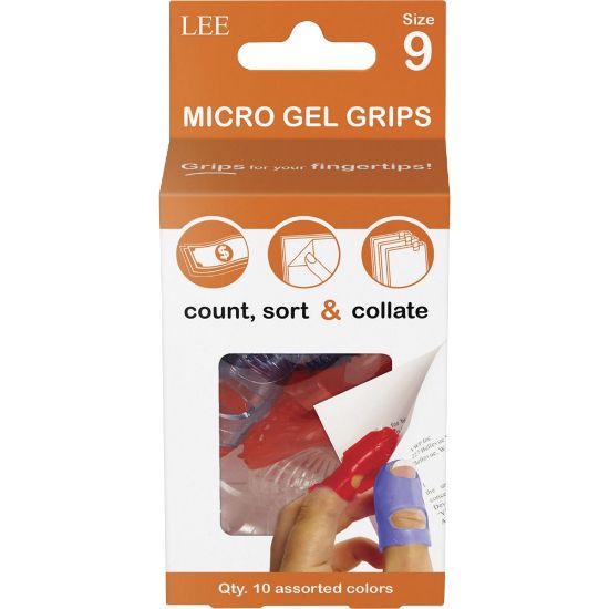 Picture of LEE Micro Gel Grips - #9 with 0.75in Diameter - Large Size - Rubber - Assorted