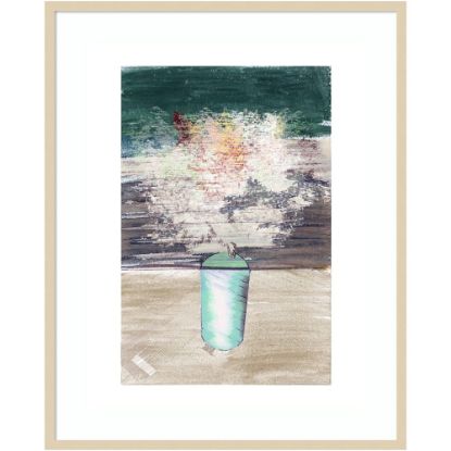 Picture of Amanti Art Dried Florals II by Cartissi Wood Framed Wall Art Print, 41inH x 33inW, Natural