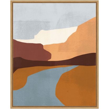 Picture of Amanti Art Sedona Colorblock IV by Victoria Borges Framed Canvas Wall Art Print, 20inH x 16inW, Maple