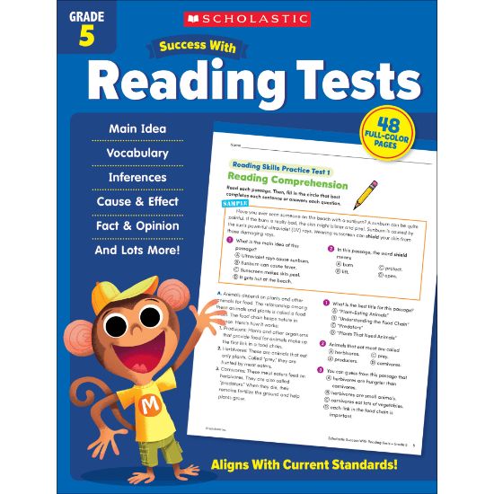 Picture of Scholastic Success With Reading Tests, Grade 5