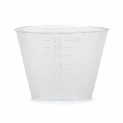 Picture of Medline Non-Sterile Graduated Plastic Medicine Cups, 2 Oz, Clear, Pack Of 1,840