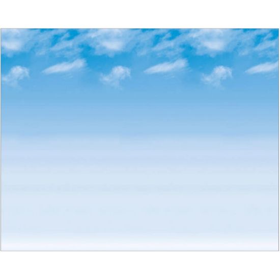 Picture of Pacon Fadeless Bulletin Board Art Paper, Wispy Clouds, 48in x 12ft, Pack Of 4 Rolls