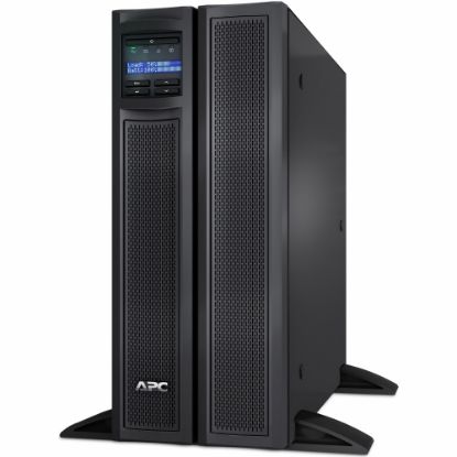 Picture of APC by Schneider Electric Smart-UPS 3000VA Tower/Rack Mountable UPS - 4U Rack-mountable - 3 Hour Recharge - 6 Minute Stand-by - 208 V, 230 V Input - 230 V AC Output - Sine Wave - Serial Port - 2 x IEC 320-C19, 2 x IEC Jumper, 8 x IEC 320-C13