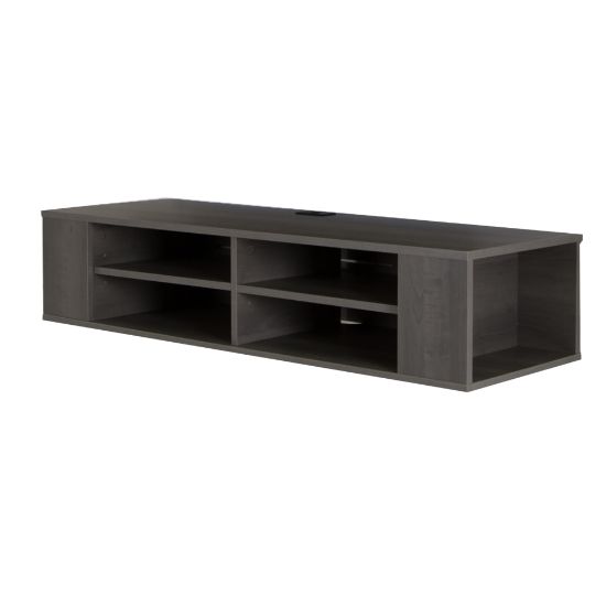 Picture of South Shore City Life Wall Mounted Media Console, Gray Maple