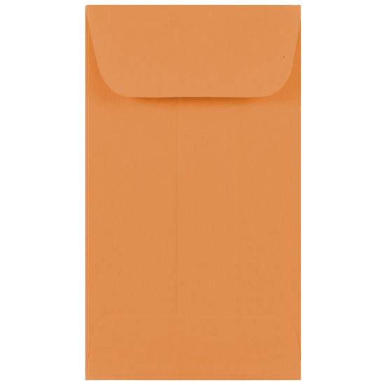 Picture of JAM PAPER #3 Coin Business Colored Envelopes, 2 1/2 x 4 1/4, Brown Kraft Manila, 25/Pack